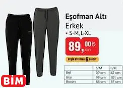 EŞOFMAN ALTI ERKEK EŞOFMAN ALTI ERKEK